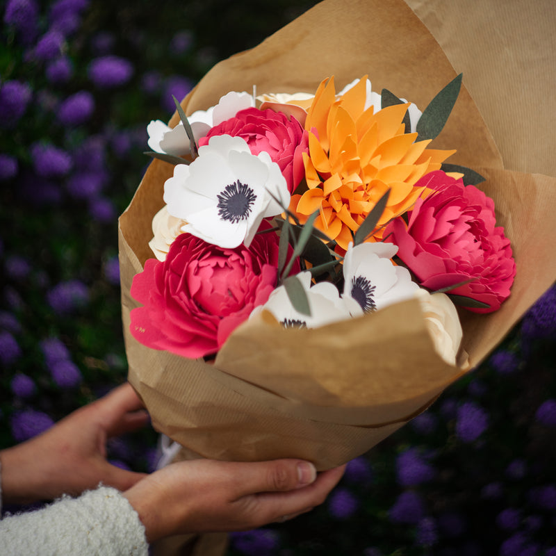 Bouquet Pivoine, MELINA VASSEREAU, made in France