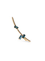 Bijou d'oreille Antoine avec cristaux de couleurs, APRIL PLEASE, made in France