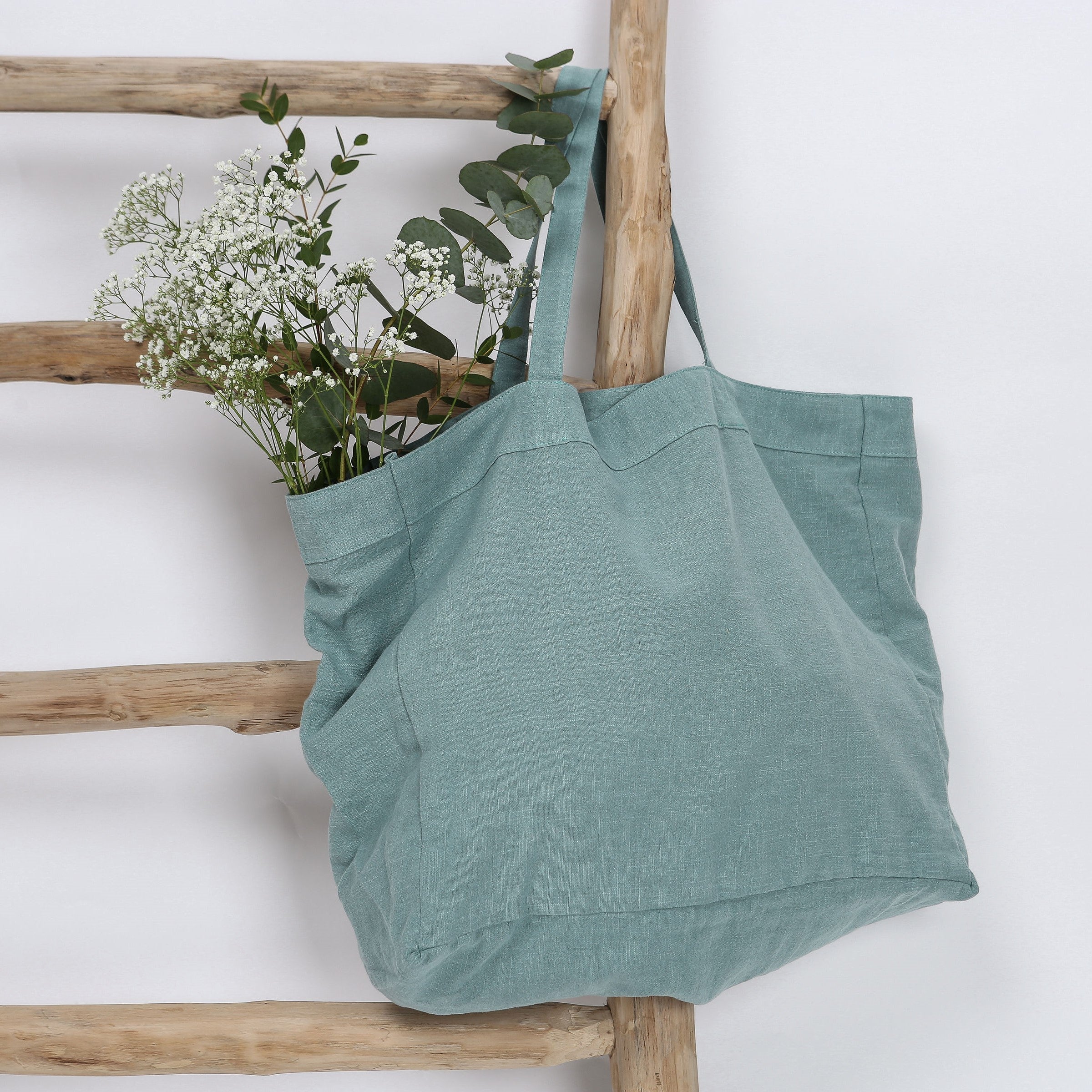 Celadon large Tote Bag