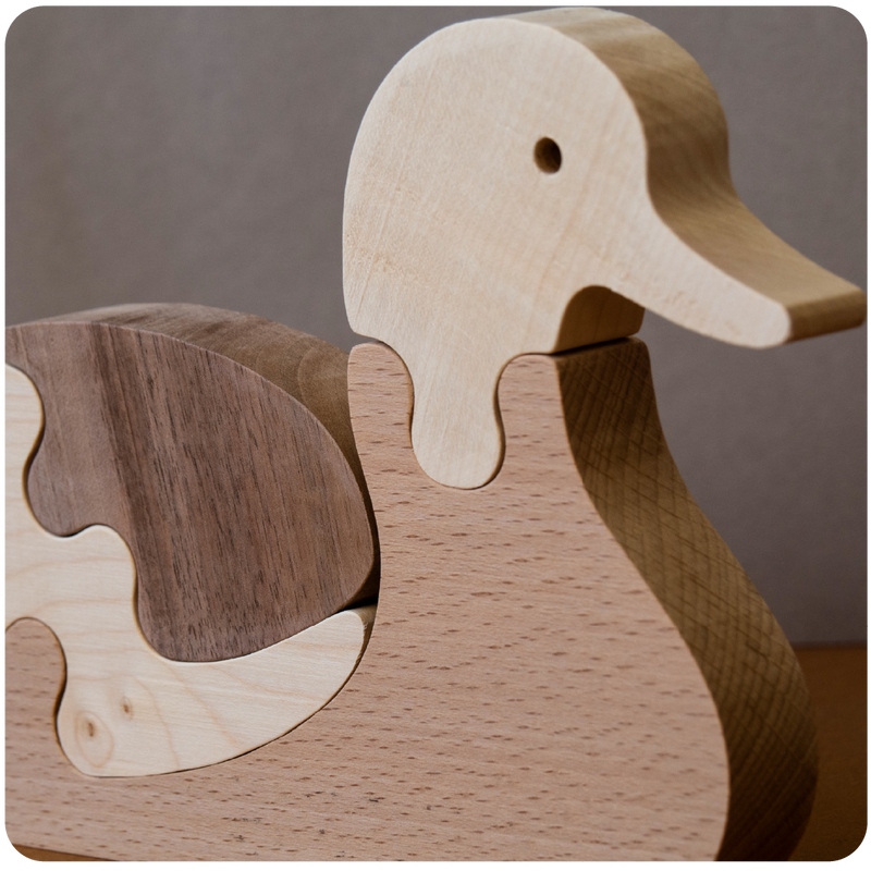 Puzzle Gaspard le Canard, RATAPON, made in France et écoresponsable