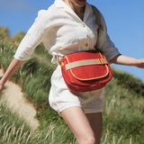 Sac besace en lin enduit Gaby, JACK GOMME, made in France et écoresponsable