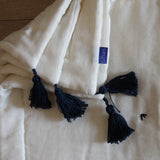 Couverture enfant en gaze de coton bicolore, BIHAN, made in France