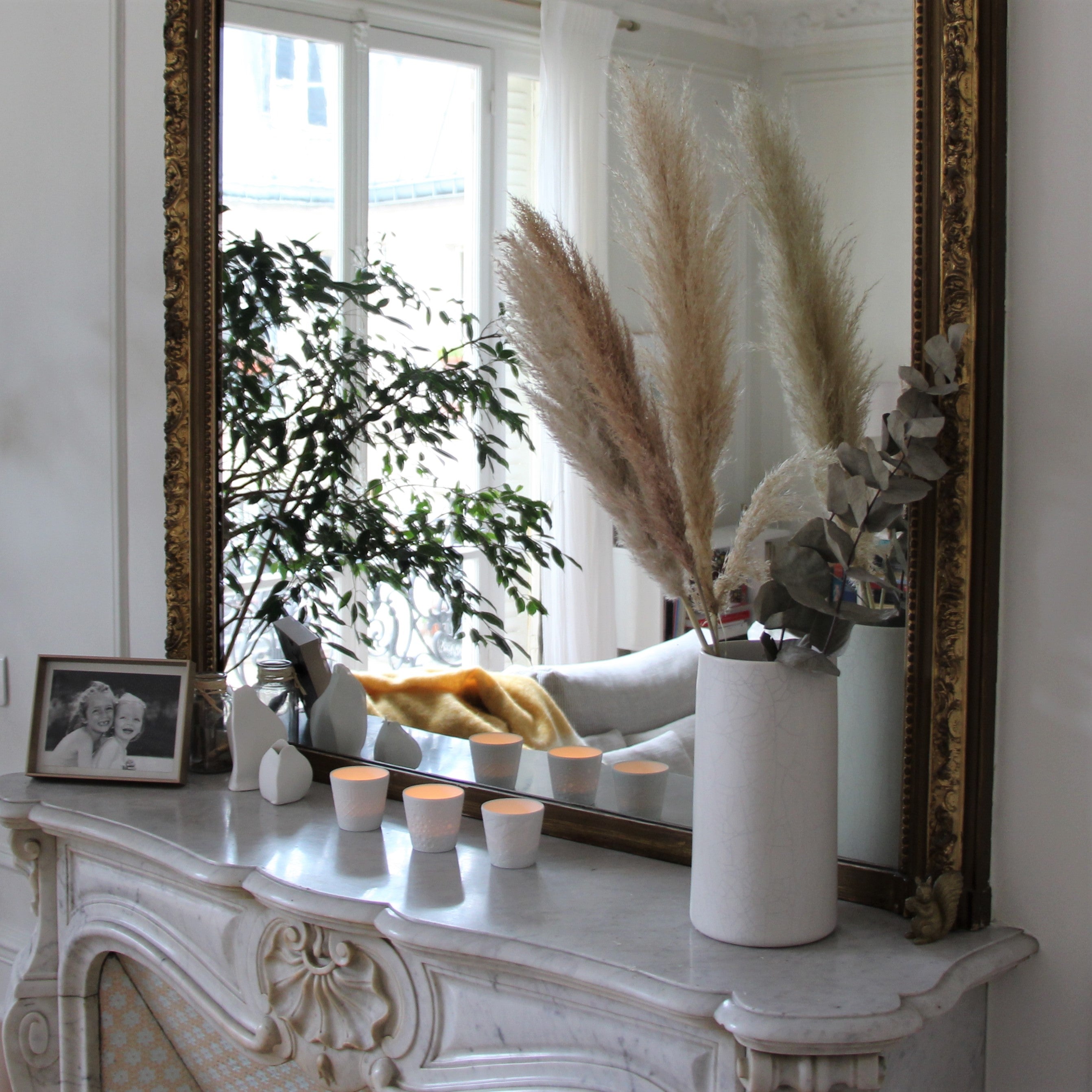 vase Anse JARS CERAMISTES coloris blanc, 100% français et écoresponsable