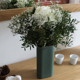 Vase calade vert cresson, JARS CERAMISTES, made in France et écoresponsable