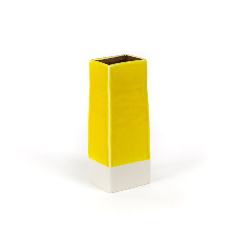 Vase Karo S citron JARS CERAMISTES, 100% français et écoresponsables HISTOIRES FRANCAISES