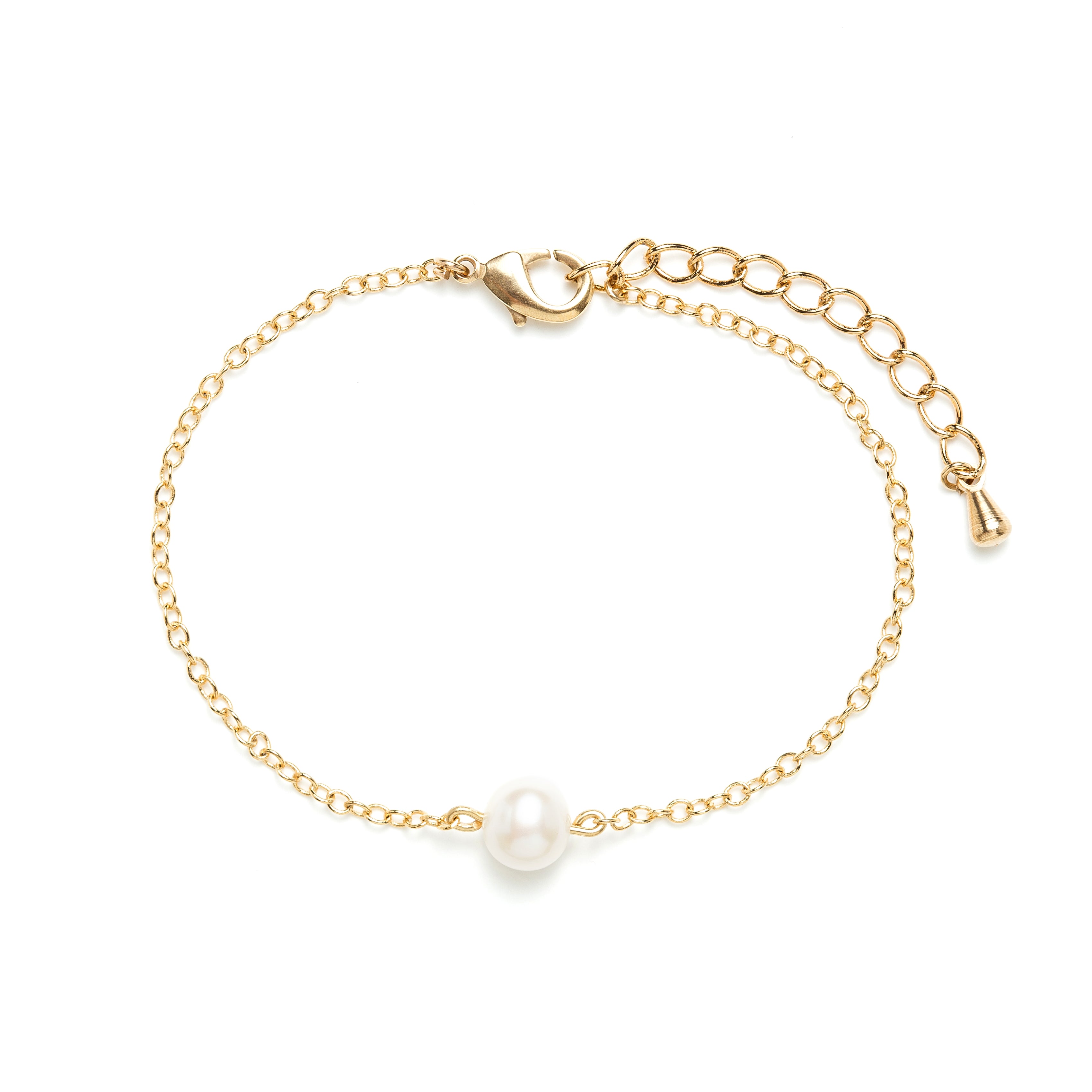 Bracelet Solo avec perle d'eau douce, JOUR DE MISTRAL, made in France et écoresponsable