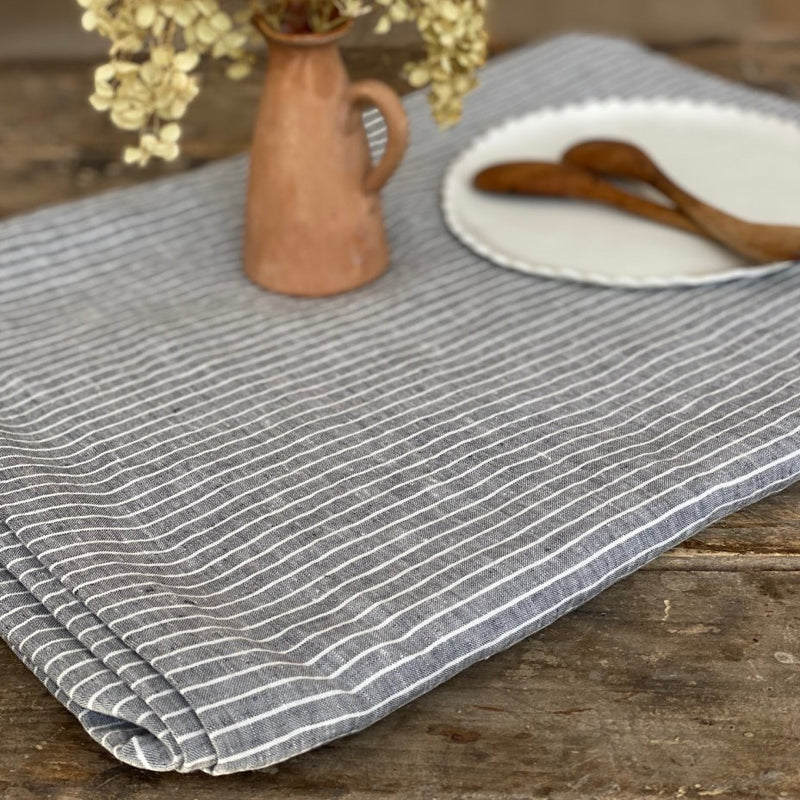Nappe Duo en lin, CHARVET, made in France et écoresponsable