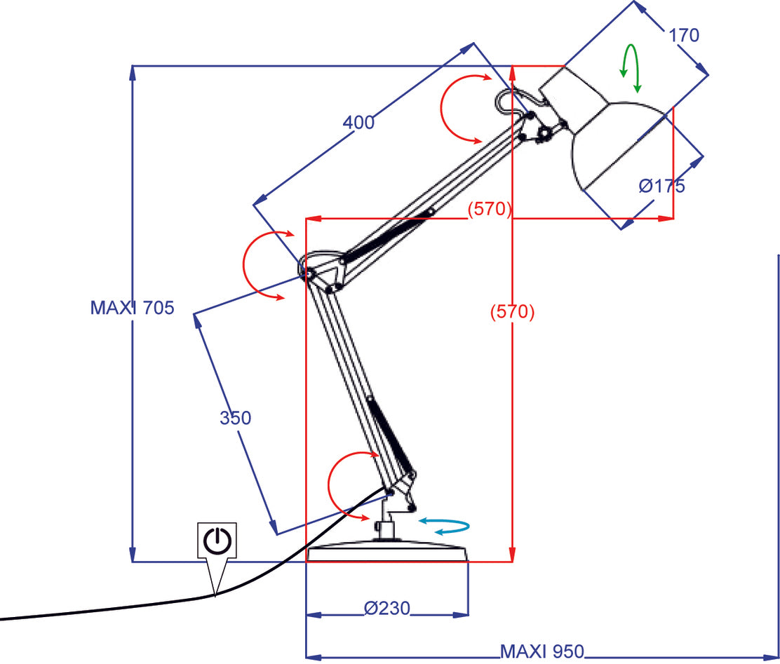 Lampe Calypsa ALUMINOR luminaire 100% français et écoresponsable.