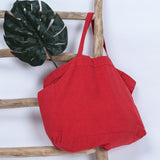 Poppy Red large Tote Bag