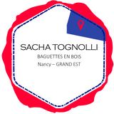 Assiette en bois ronde, SACHA TOGNOLI, made in France
