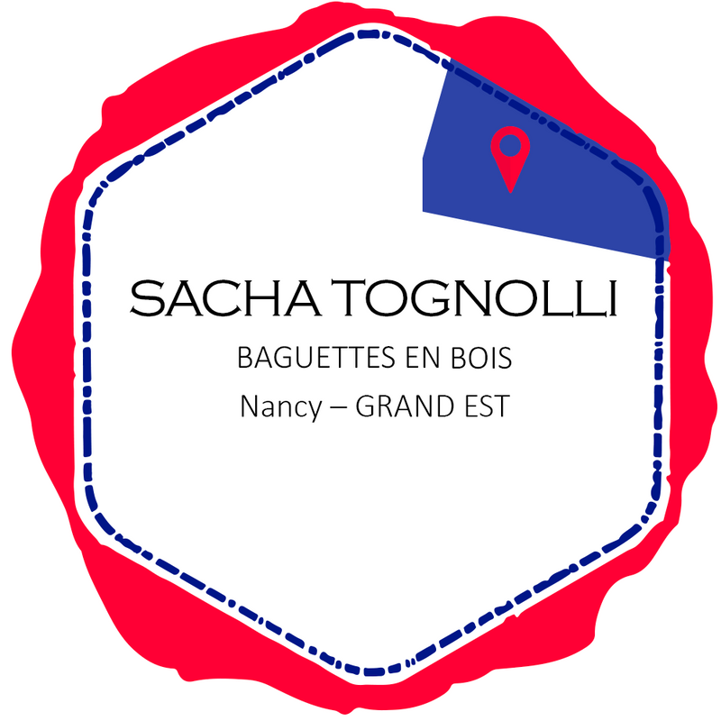 Assiette en bois ronde, SACHA TOGNOLI, made in France