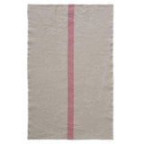 torchon Doudou lin rayé rose CHARVET EDITIONS, 100% français et écoresponsable  HISTOIRES FRANCAISES