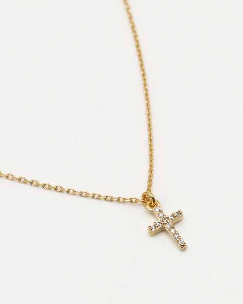 Collier Lily charms croix, NILAI, made in France
