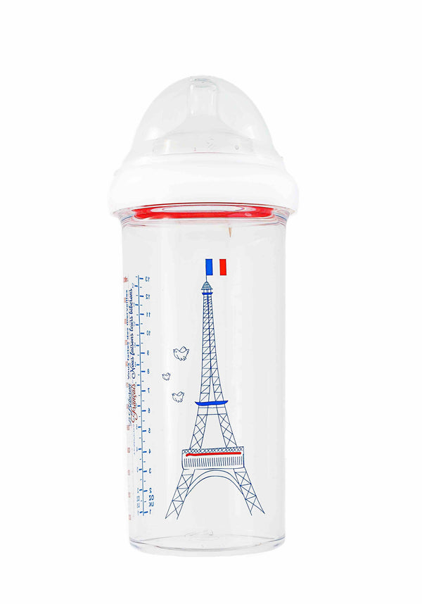 Biberon 360ml tour Eiffel, LE BIBERON FRANCAIS, 100% français et écoresponsable, HISTOIRES FRANCAISES